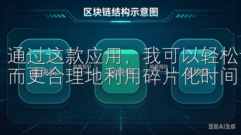 通过这款应用，我可以轻松设定自己的学习目标和时间安排，从而更合理地利用碎片化时间。