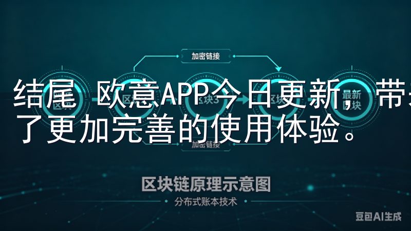结尾 欧意APP今日更新，带来多项实用新特性，为我们提供了更加完善的使用体验。